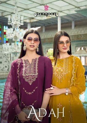 Adah by rangoon viscose embroidered readymade Pakistani suit catalogue at low rate 