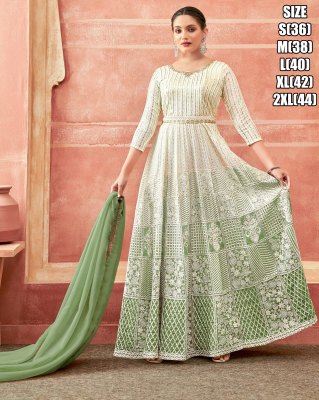 Amavi Presenting Party Wear Designer Stitched Gown With Dupatta readymade suits