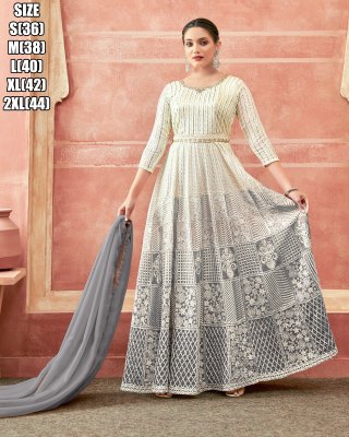 Amavi Presenting Party Wear Designer Stitched Gown With Dupatta readymade suits