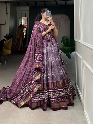 Amavi Presents Design no 1688 Wine colour Tussar Silk  Wedding Function Wear lehenga Choli Catalogue   lehenga choli