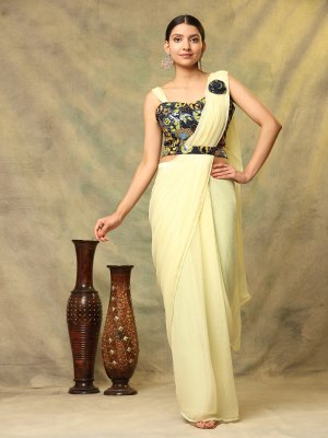 Amoha saree by Designe no A306 exquisite embroidered readyto wear saree catalogue  sarees catalogs
