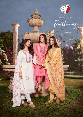 Anju Fabric Latest Patterns Vol 3 Pure Cotton Kurti Pant With Digital Printed Dupatta set wholesale Rate Kurti catalogue  