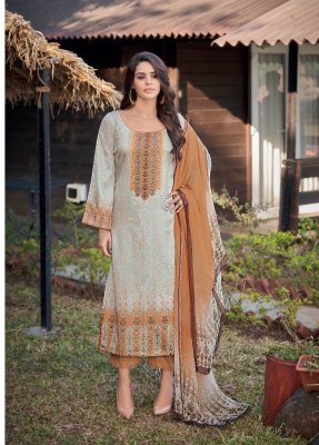Fida by Shiza fancy digital cotton satin unstitched dress material catalogue dress material catalogs