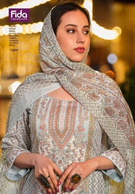 Fida present Rinat cotton printed fancy karachi suit catalogue Karachi suits catalogs