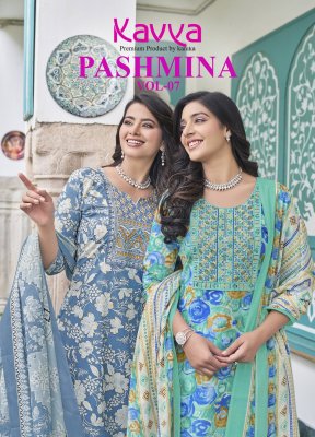 Kavya Pashmina Vol 7 Readymade Cotton Suits with Lining And Embroidery Collection  