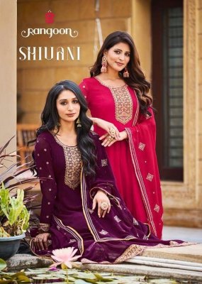 Rangoon Shivani Silk Readymade Anarkali Kurti With Dupatta Set catalogue Buy Online   gown catalogs