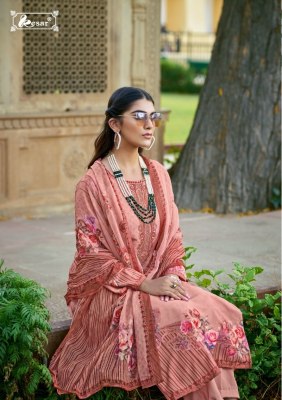 Sabina by Kesar pure cotton unstitched salwar suit catalogue at affordable rate salwar kameez catalogs