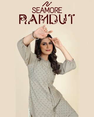 Seamore by Ramdut newly luanch poly juth woman top and bottom catalogue at wholesale price co ord set catalogs