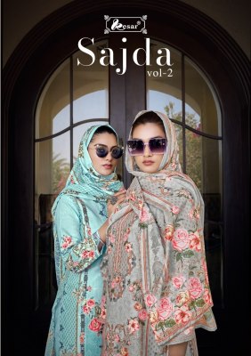 Summer collection by Sajda vol 2 pure lawn cotton digital printed dress material catalogue dress material catalogs