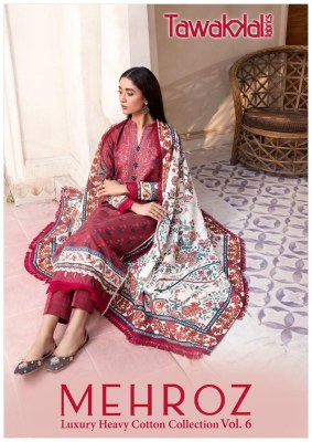 Tawakkal fabrics by mehroz luxury lawn cotton collection vol 6 karachi suit catalogue Karachi suits catalogs