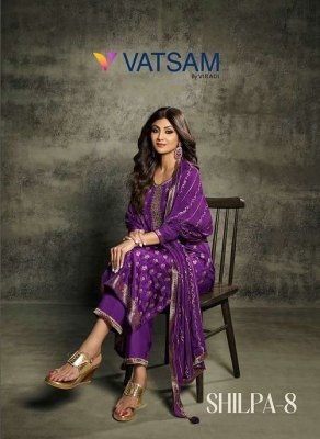 Vatsam Shilpa vol 8 by Viradi fashion party wear designer ready made suits catalogue wholesaler   