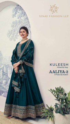Vinay Kuleesh Aaliya Vol 2 Design No 67741 to 67746 Designer Embroidered Silk Georgette Anarkali  Dress Wholesale Rate  gown catalogs