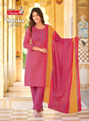 navkar new shisha vol 2 pure cotton printed ready made suits catalogue  