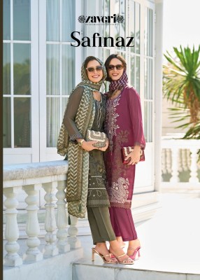 safinaz by zaveri soft organza readymade suit catalogue at affordable rate 