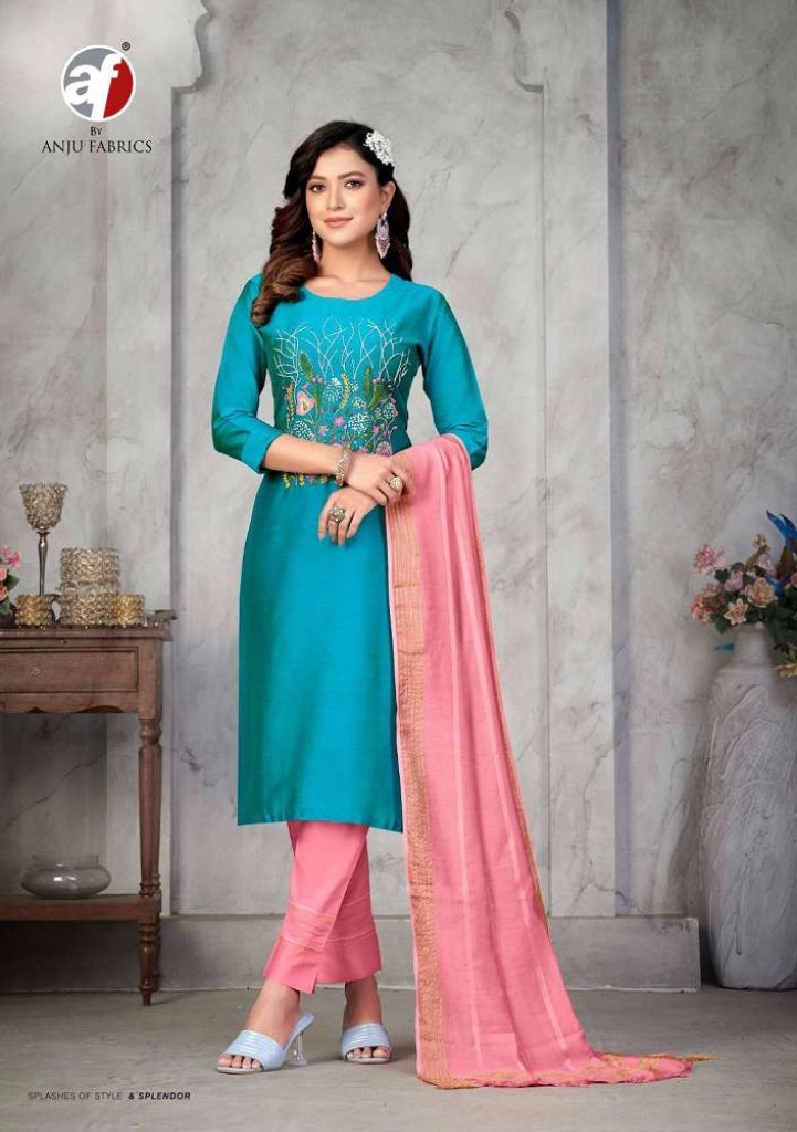 princely blue silk kurti – Uzhamagal