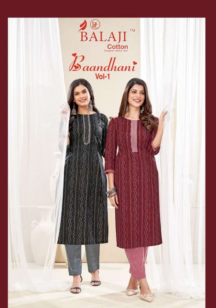 Buy Red and Beige straight Bandhani kurta Online- Ahika