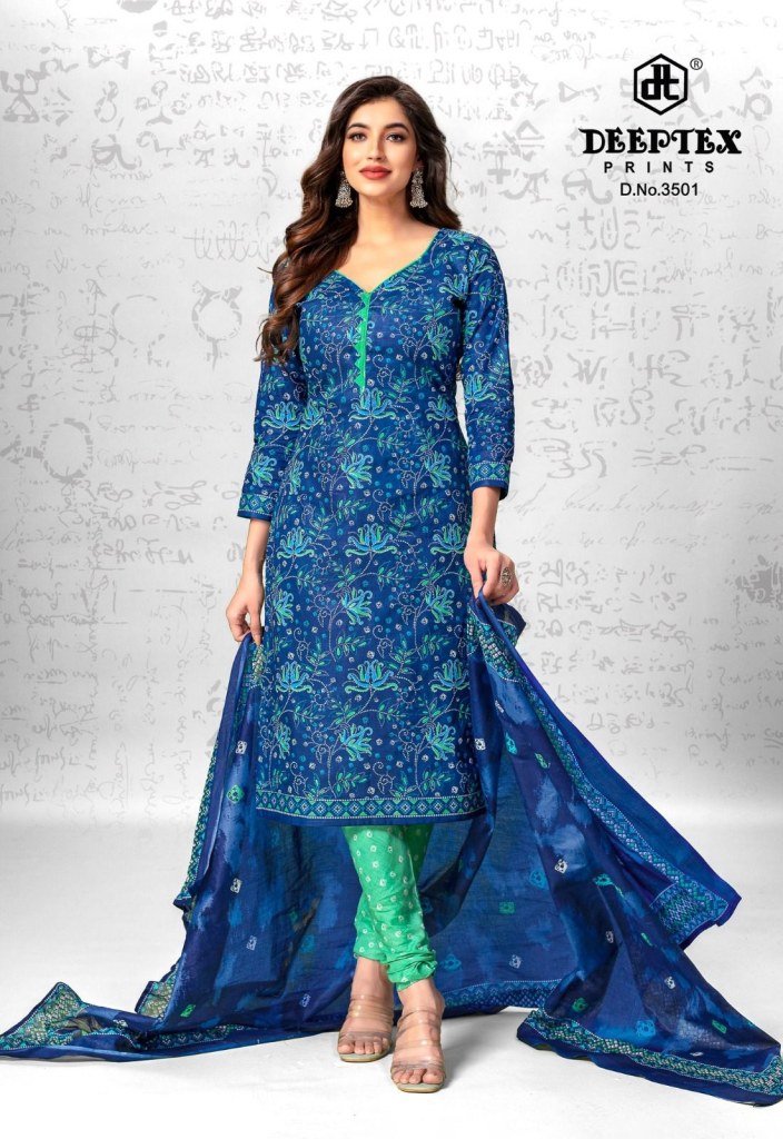 Chief guest vol 35 by Deeptex heavy cotton printed unstitched suit collection
