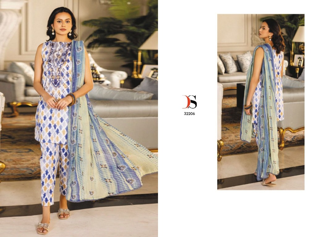 Deepsy Suits Firodus Ayzeal D No 3202 Cotton Fancy Embroidery Salwar Kameez  Wholesaler Surat