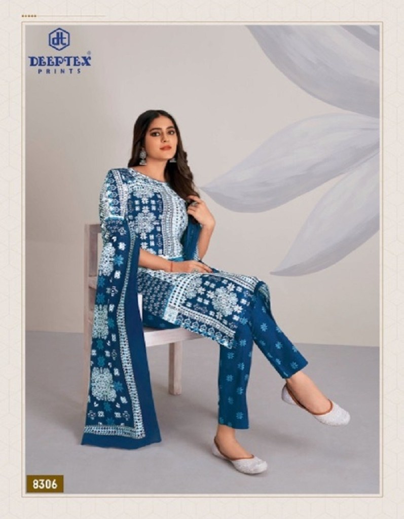 DEEPTEX MISS INDIA VOL 83 PURE COTTON PRINTED DRESS MATERIAL WHOLESALER