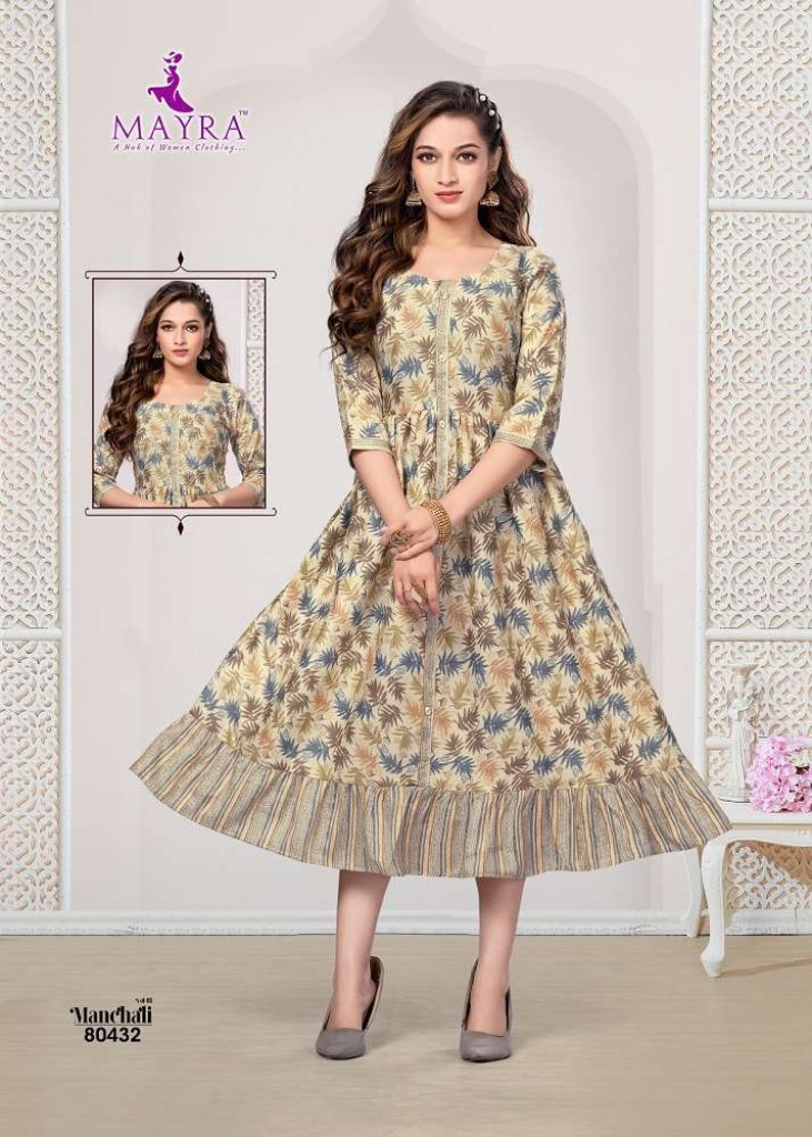 WOOGLEE SUHANI Georgette Digital Kurti Wholesale catalog