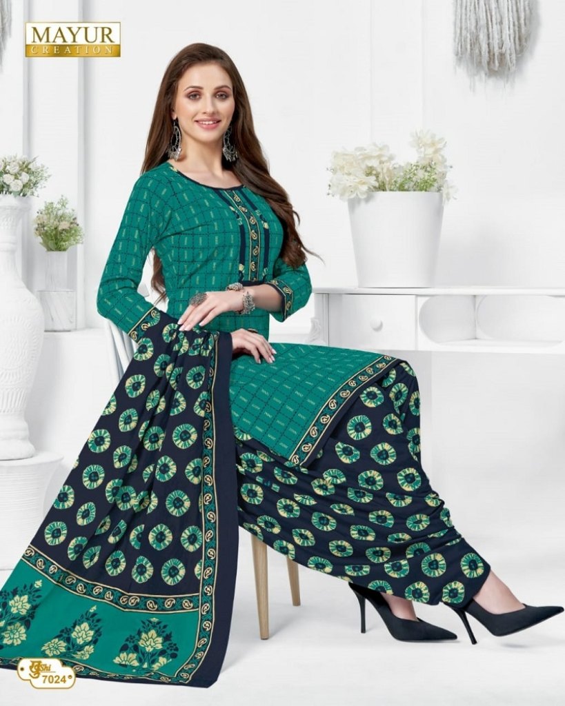 Mayur Khushi Vol 70 Pure cotton dress material unstitched suits