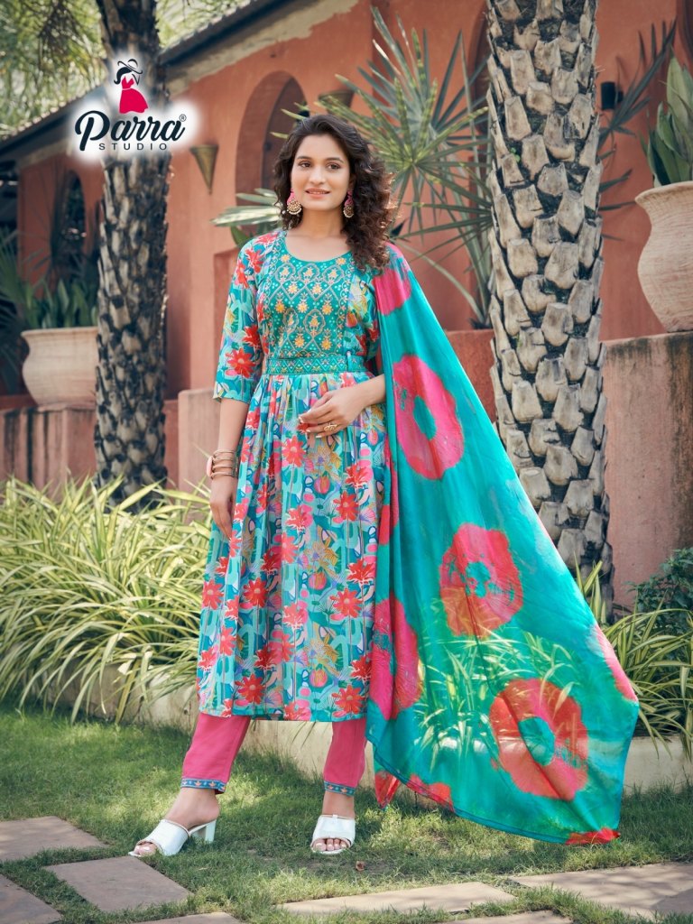 Passion Tree Trendy Vol 1 Nyra Cut Kurti with Dupatta Bottom Fancy Catalog  7 Pcs - Suratfabric.com