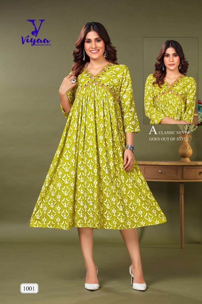 Buy Gerua Navy Printed Flared Kurti for Women Online @ Tata CLiQ