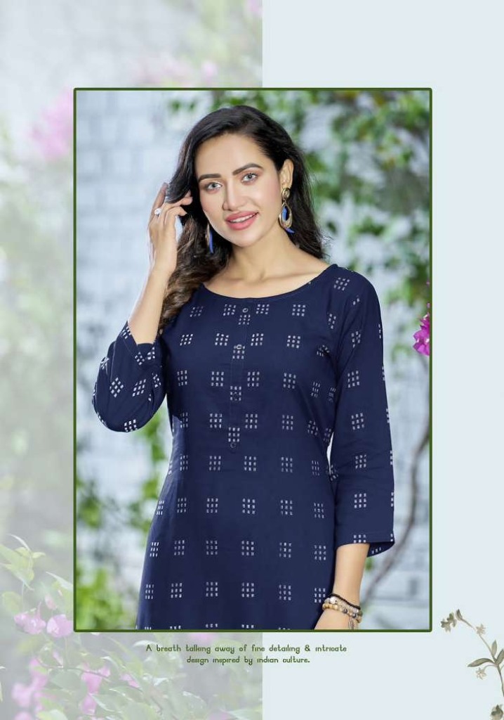 Zoori Akshara Vol 20 Rayon Printed Daily Wear Kurti