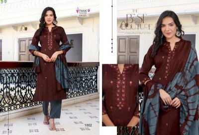 Mystic 9 Swati Vol 1 Reyon With Chanderi Salwar Suit Catalogue Pcs Wholesale Rate  readymade suit catalogs