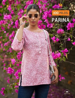 100 miles new parina Pure cotton printed short tops collection 100 MILES
