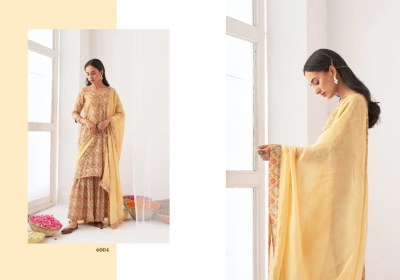 A 6  presented Traditional elegance Festive Kurta bottom and dupatta catalogue fancy sharara suit Catalogs