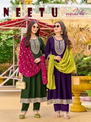 AANCHI NEETU Vichitra Shimmer 3-Piece Collection 