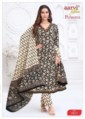 AARVI PEHNAVA Vol-2 Heavy Cambric Cotton Printed Anarkali Pant Dupatta fancy Anarkali suit catalogs
