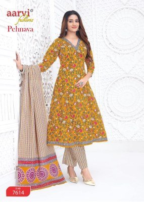 AARVI PEHNAVA Vol-2 Heavy Cambric Cotton Printed Anarkali Pant Dupatta fancy Anarkali suit catalogs