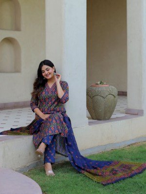 AARVI PLUS PRINCESS Vol-6 3-Piece Pure Cotton Printed Kurti Pant Dupatta Set kurti pant with dupatta Catalogs