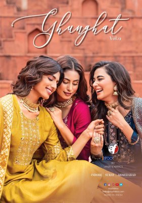 AF by ghunghat vol 9 designer kurti pant and dupatta cataloge at wholesale price  kurtis catalogs