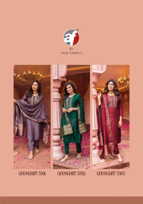 AF by ghunghat vol 9 designer kurti pant and dupatta cataloge at wholesale price  kurtis catalogs