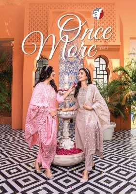 AF by once more vol 3 nylon viscose kurti pant and dupatta  catalog at wholesale rate AF Kurtis