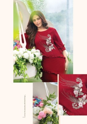 AF by purity vol 3 designer heavy fox georgette kurti with pant catalog  kurtis catalogs