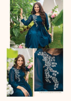 AF by purity vol 3 designer heavy fox georgette kurti with pant catalog  kurtis catalogs