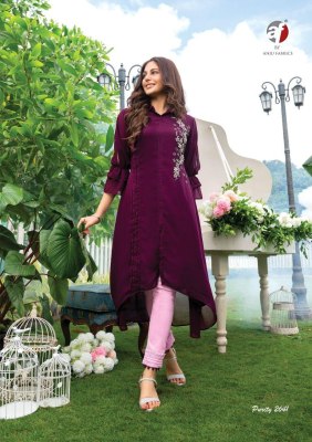 AF by purity vol 3 designer heavy fox georgette kurti with pant catalog  kurtis catalogs