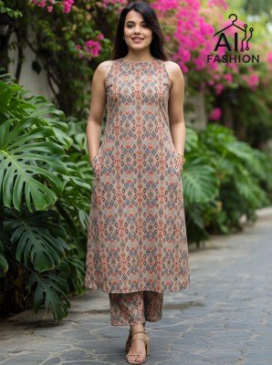 AI Fashion Summer Special Flex Cotton Long Flared Co-Ord Set wholesale catalogs