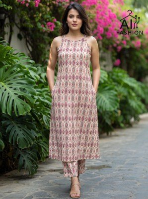 AI Fashion Summer Special Flex Cotton Long Flared Co-Ord Set co ord set catalogs