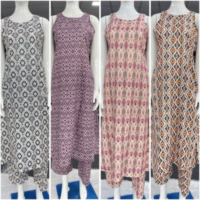 AI Fashion Summer Special Flex Cotton Long Flared Co-Ord Set co ord set catalogs