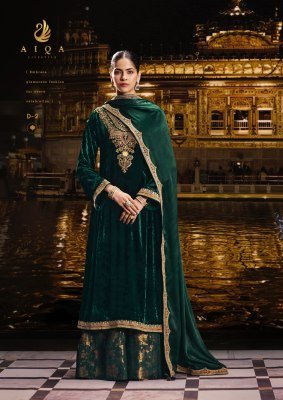 AIQA SABR Winter Wear Velvet Suit Dress Material dress material catalogs