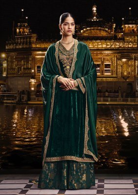 AIQA SABR Winter Wear Velvet Suit Dress Material dress material catalogs