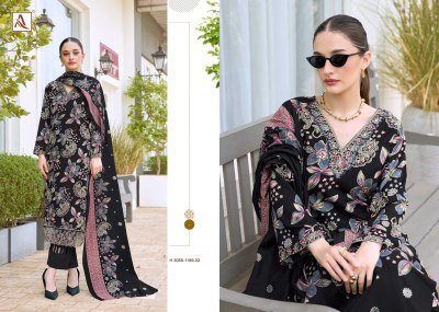 ALOK SUIT TURKISH-19 Pure Viscose Rayon Foil 3-Piece Suit Set dress material catalogs