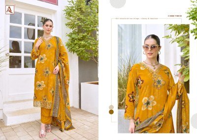 ALOK SUIT TURKISH-19 Pure Viscose Rayon Foil 3-Piece Suit Set dress material catalogs