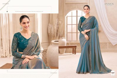 ANMOL ELEGANCE XXI Vol-21 Series 16001-16015 Designer Saree with Embroidery Blouse sarees catalogs