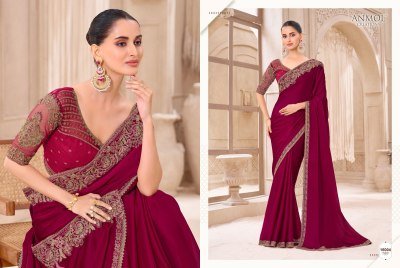 ANMOL ELEGANCE XXI Vol-21 Series 16001-16015 Designer Saree with Embroidery Blouse sarees catalogs
